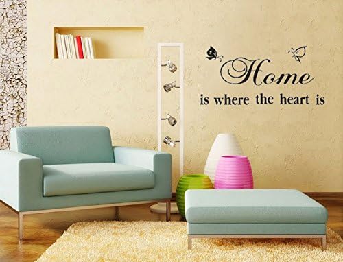 Haiqingor Butterfly Wall Stickers Home Is Where The Heart Customized Wholesale Shop Bedroom Vinyl Wallpaper