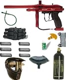 Paintball Kingman Spyder Sonix RED Matte Gun Mega Package SN08
