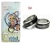 Ihbuy Cosplay Anime Vampire Knight Black Steel Lucky Rotating Alloy Ring Necklace