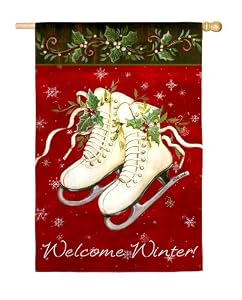 Garden Flag Welcome Winter