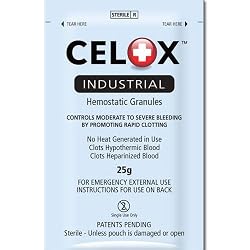 CELOX First Aid Temporary Traumatic Wound Treatment 25g.