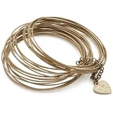 Jessica Simpson Set of 24 Worn Gold-Tone 24 Ba