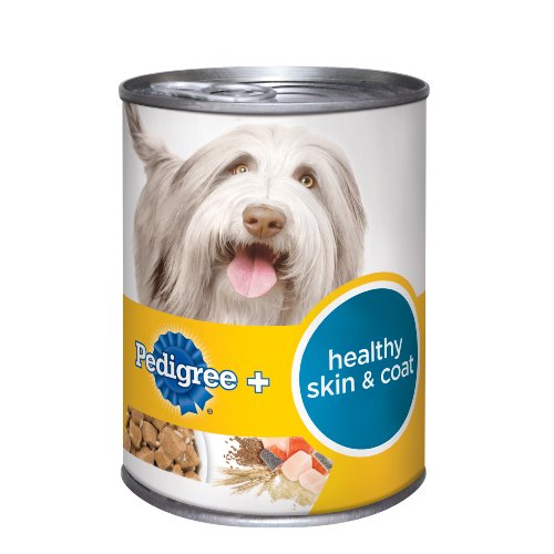 Pedigree + Healthy Skin & Coat Choice Cuts in Gravy Food for Dogs, 13.22-Ounce Cans (Pack of 24)