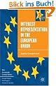 Interest Representation in the European Union (European Union (Paperback Adult))