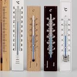 Eigenschaften STAR  / Holz-Thermometer weiß Höhe: 15cm