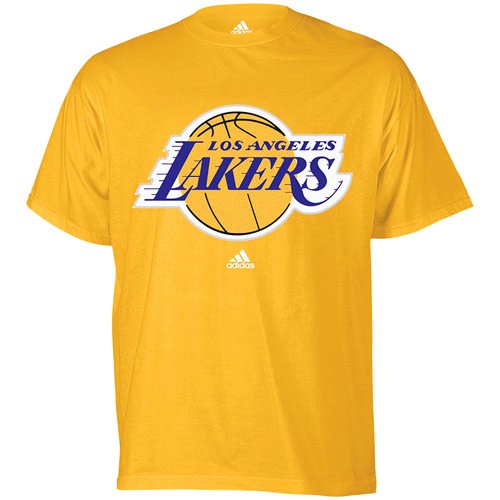 NBA Men's Los Angeles Lakers Short Sleeve T- Shirt (Gold, X Large)