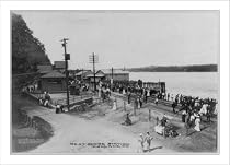 Historic Print (L): West Shore [railroad] Station, Highland, N.Y.