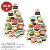 CUPCAKE STAND-5 TIER EACH HOLDS 27 CUPCAKES (SET OF 2)