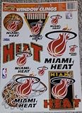 Miami Heat 10 Cling Champion Series Window Clings