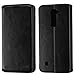 LG Treasure Wallet, Phonelicious Wallet PU Leather Case Premium Pouch ID Credit Card Cover Flip Folio Book Style with Money Slot +Pen (Black)
