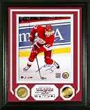 Pavel Datsyuk Autographed Framed 8 x 10 Photograph and Medallion Set from The Highland Mint