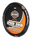 UPC 081134167333 product image for Plasticolor 006733R01 Black Steering Wheel Cover (Harley Elite Series Speed Grip | upcitemdb.com
