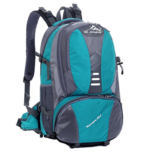 Waterproof Outdoor Shoulder Bags Outdoor Traveling Hiking Camping Backpacks (Turquoise Blue) Waterproof Outdoor Shoulder Bags Outdoor Traveling Hiking Camping Backpacks (Turquoise Blue)