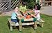 Toys : TP426 Forest Deluxe Picnic Table Sandpit