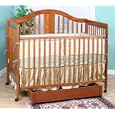 Stork Craft Chelsea 4-in-1 Crib with Drawer in Cognac