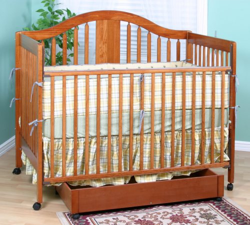 Baby: Stork Craft Chelsea 4 in 1 Crib with Drawer in Cognac