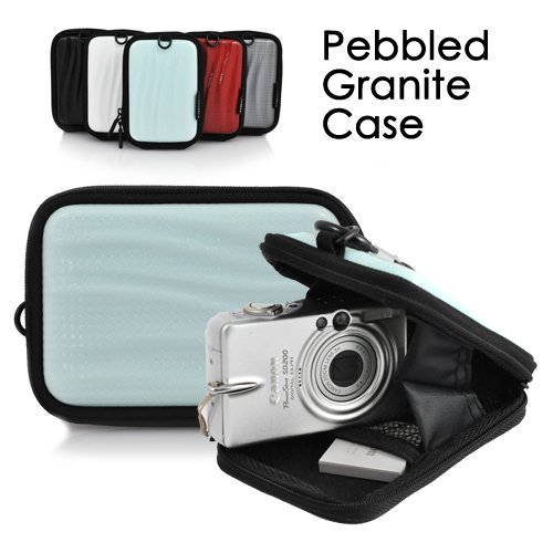CaseCrown Pebbled Granite (Blue) Hard Cover Case for Nikon Coolpix S8100 12.1 MP CMOS Digital Camera with 10x Zoom-Nikkor ED Lens and 3.0-Inch LCD