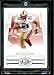 2007 Donruss Threads Football Cards # 118 Frank Gore - San Francisco 49ers