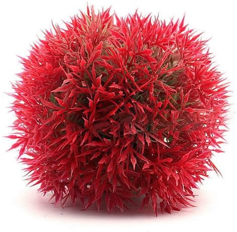 New Red Water Grass Plastic Water Plant for Aquarium Fish Tank Ornament Decoration size13" set31