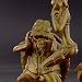 Figure NEO One piece X dragon ball Z master roshi x nami version gold_s-3