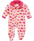 Buster Brown Baby Girls' "Elephant Tribe" Footed Coverall - pink, 3 - 6 months