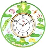 Ceramic Frog Kitchen Wall Clock 14