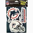 Miami Dolphins NFL Multi Magnet Sheet 3 Magnets