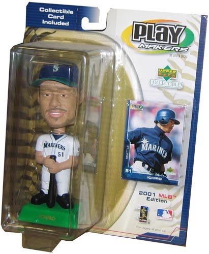 2001 MLB Playmakers Bobbing Head Doll - Ichiro Suzuki - Seattle Mariners