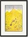 Black Framed/Matted Print 17x23, Where Wealth Accumulates and Men Decay