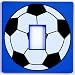 Blue Football Light Switch Cover