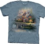 Cobblestone Bridge Thomas Kinkade The Mountain Tee Shirt