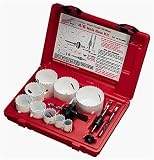 Milwaukee 49-22-4066 13-Piece 4/6 Tooth Plumbers and Electricians Hole Saw Kit