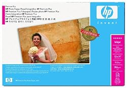 Hewlett Packard Q5489A Premium Plus Paper 13X19 25 Sht Satin for Designjet 30 130 Series