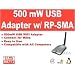 USB 500mW WiFI Adapter for Wardriving & Range Extension *Strongest on the Market*