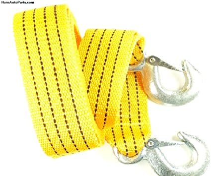 11 Foot Auto Car Nylon Tow Rope