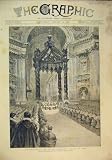 1888 Celebration Pope'S Sacerdotal Jubilee Rome Peter'S
