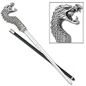 Fiendish Silver Dragon Aluminum Sword Cane