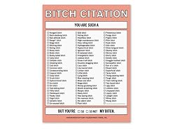Bitch Citation Nifty Note