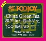 Foojoy China Green Tea, 2g X 100 Teabags Weight Loss