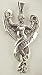 Sterling Silver Lilith Goddess Pendant Female Unity