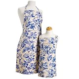 April Cornell Cherry Blossom Blue Apron