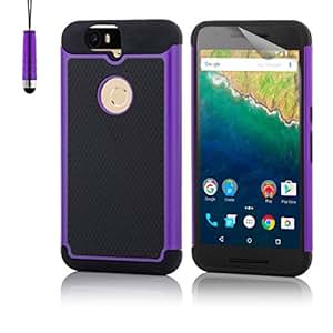 32nd&reg; Coque antichocs pour Huawei Nexus 6P, avec film protecteur d