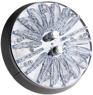 1-5W RGB Light Crystal Acrylic LED Car Top Lamp (12V)