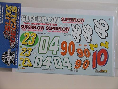Slixx Decals "SuperFlow Fuel Injection/Numbers"