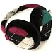 Winter Ski Argyle Earmuff Ear Warmer Adjustable Berry with Multiple Colors