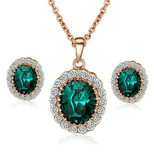 [Retro Series] Yoursfs Kate Middleton Diana Style Stud Earring and Pendant Necklace