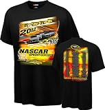 : NASCAR Black 2012 Schedule Tour T-Shirt
