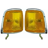 EAGLE EYES PAIR SET RIGHT & LEFT SIDE MARKER LIGHTS LAMPS CHR 91-96 by Unknown