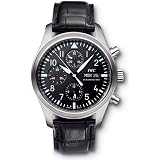 IWC Classic Pilot ChronoAutomatic Steel Black Mens Watch IW371701 by IWC