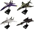 SMITHSONIAN InAir E-Z Build 4pc Set - F-14 Jolly Roger, F4 Phantom, F-18 Hornet Blue Angels and SR-71 Blackbird